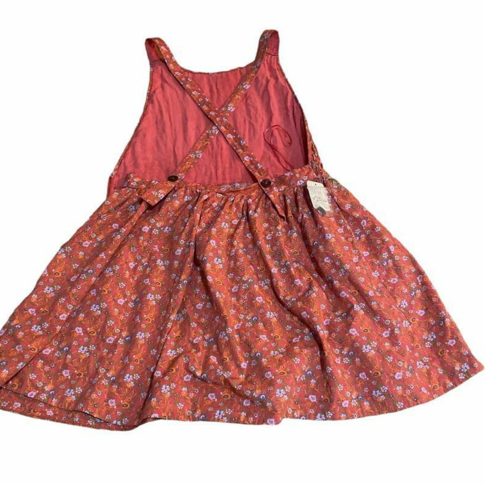 Red Floral Free People Dress - S